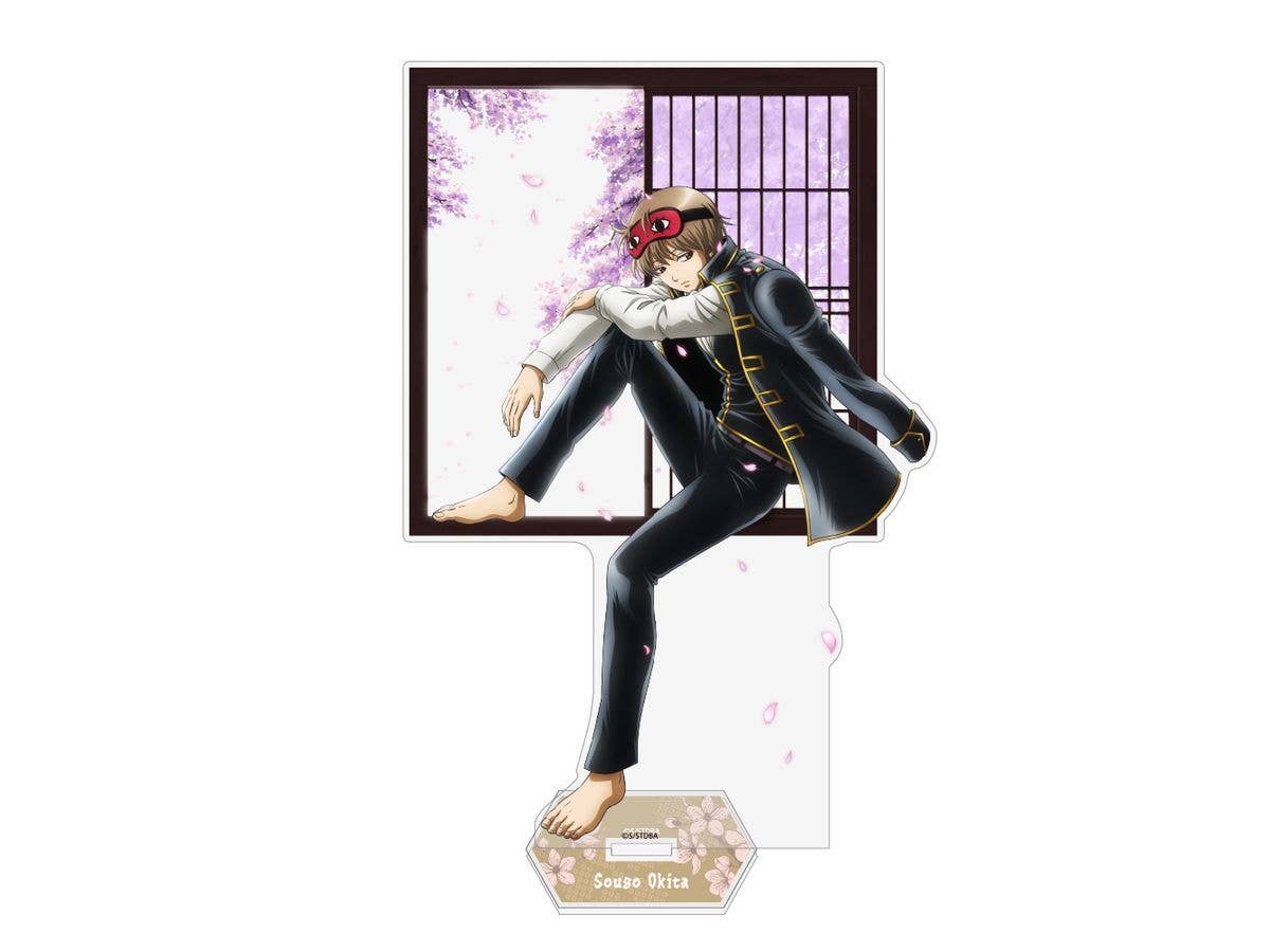 Gintama: Original Illustration Of Okita Sougo Acrylic Stand (Large) - View Through A Small Window Ver.