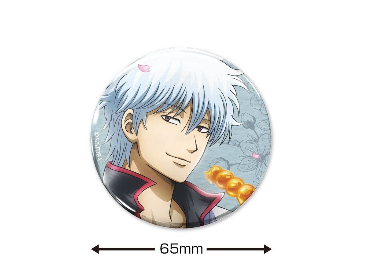 Gintama: Original Illustration Of Sakata Gintoki 65Mm Can Badge: Scenery Peeking Through A Small Window Ver.