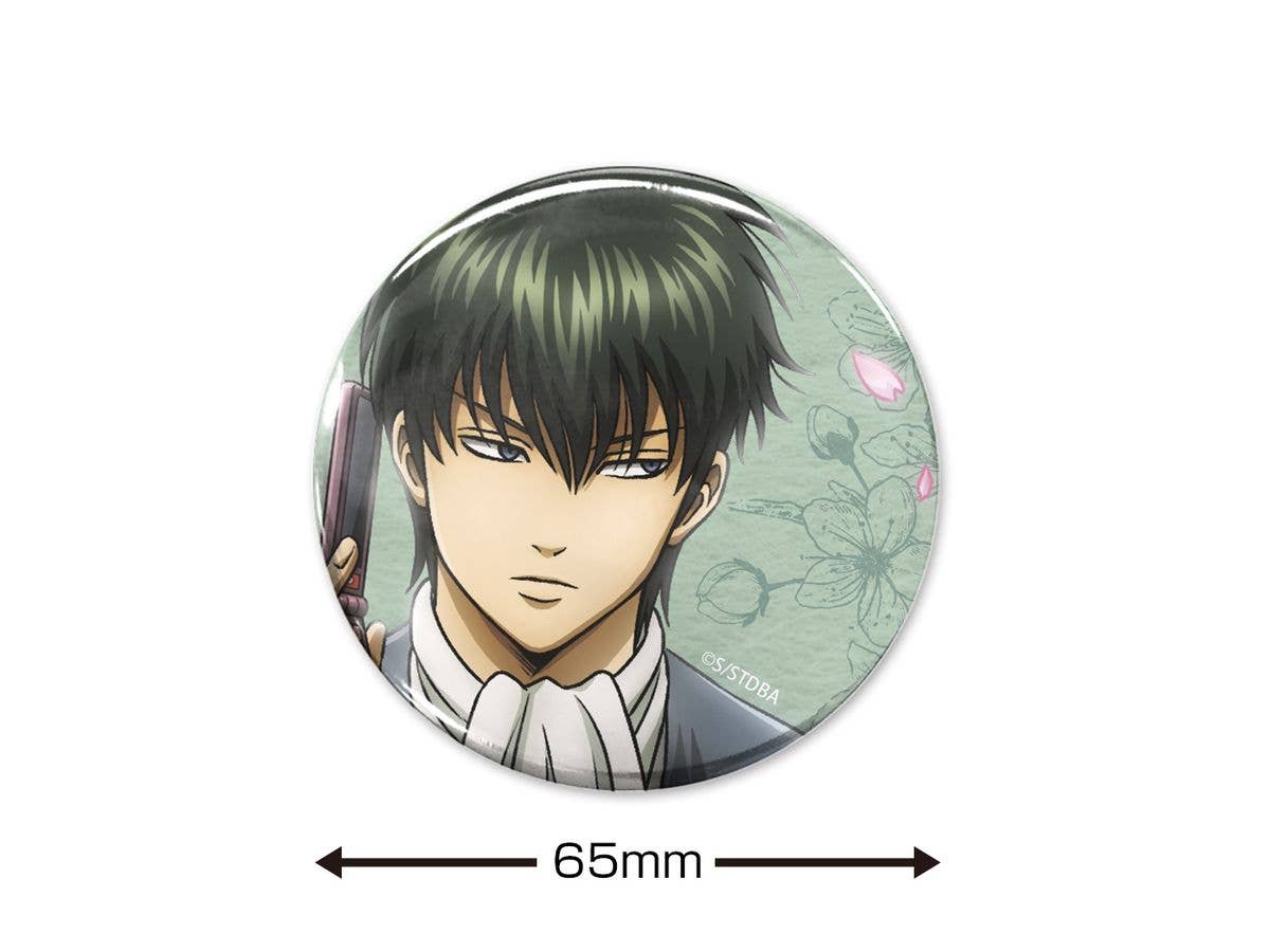 Gintama: Original Illustration Of Hijikata Toshiro 65Mm Can Badge: View Through A Small Window Ver.