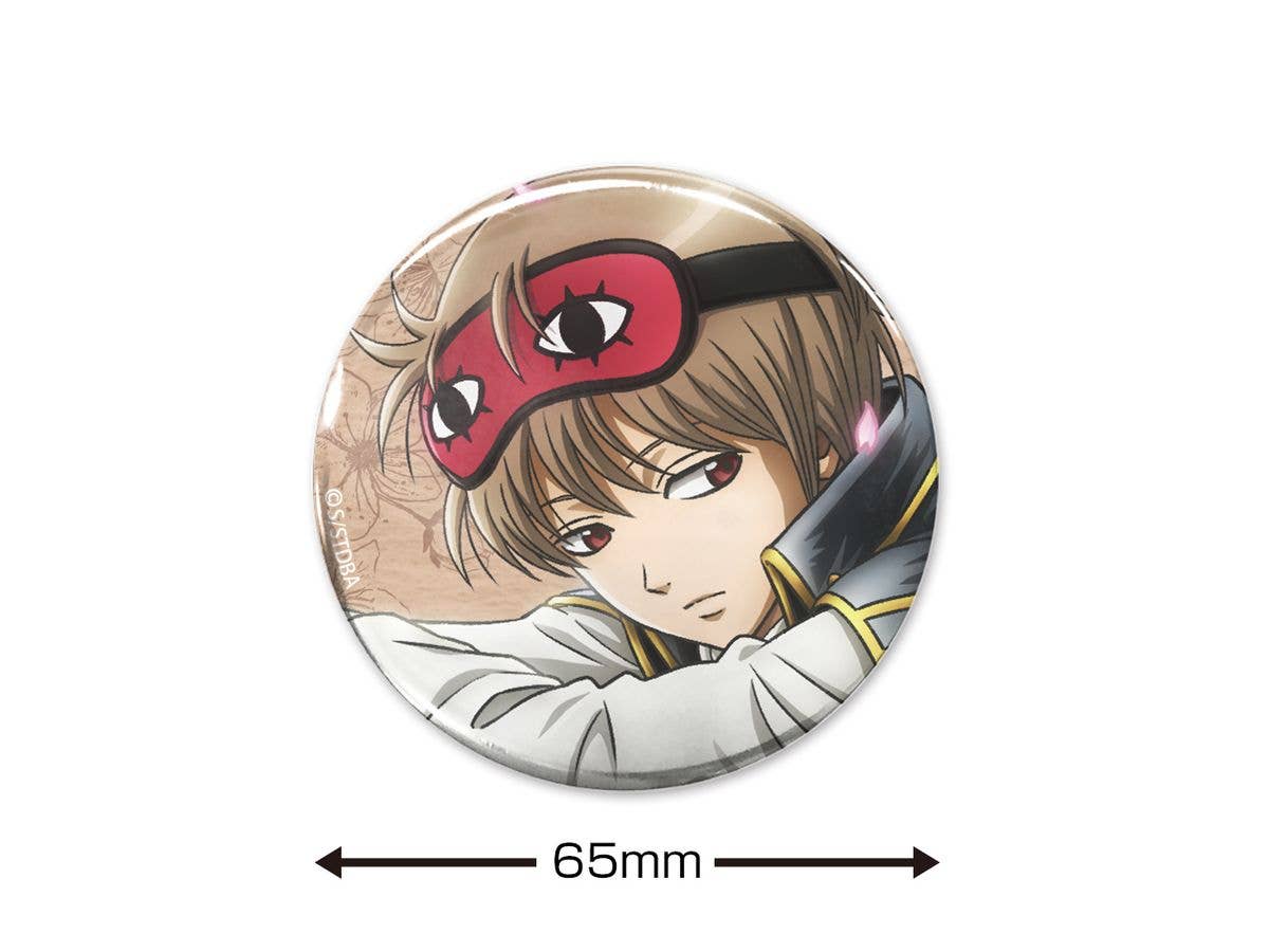 Gintama: Original Illustration Of Okita Sougo 65Mm Can Badge: View Through A Small Window Ver.