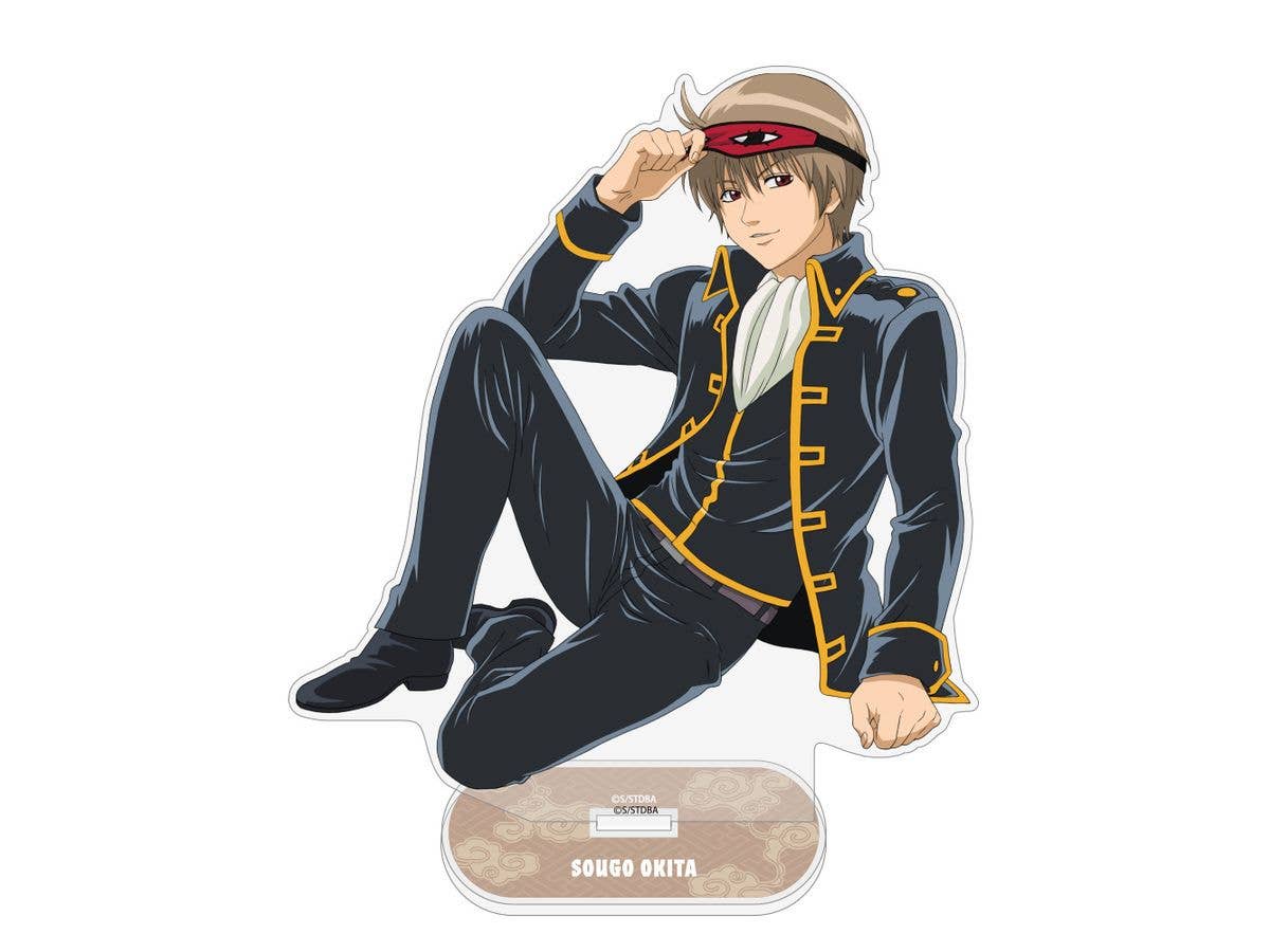 Gintama: Okita Sougo Acrylic Stand (Large) Eye Mask Ver.