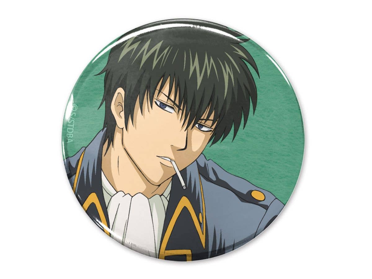 Gintama: Hijikata Toushirou 65mm Can Badge - Taking a Break Ver.