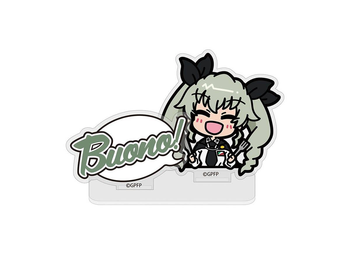 Girls Und Panzer Das Finale: Anchovy Quote Acrylic Stand
