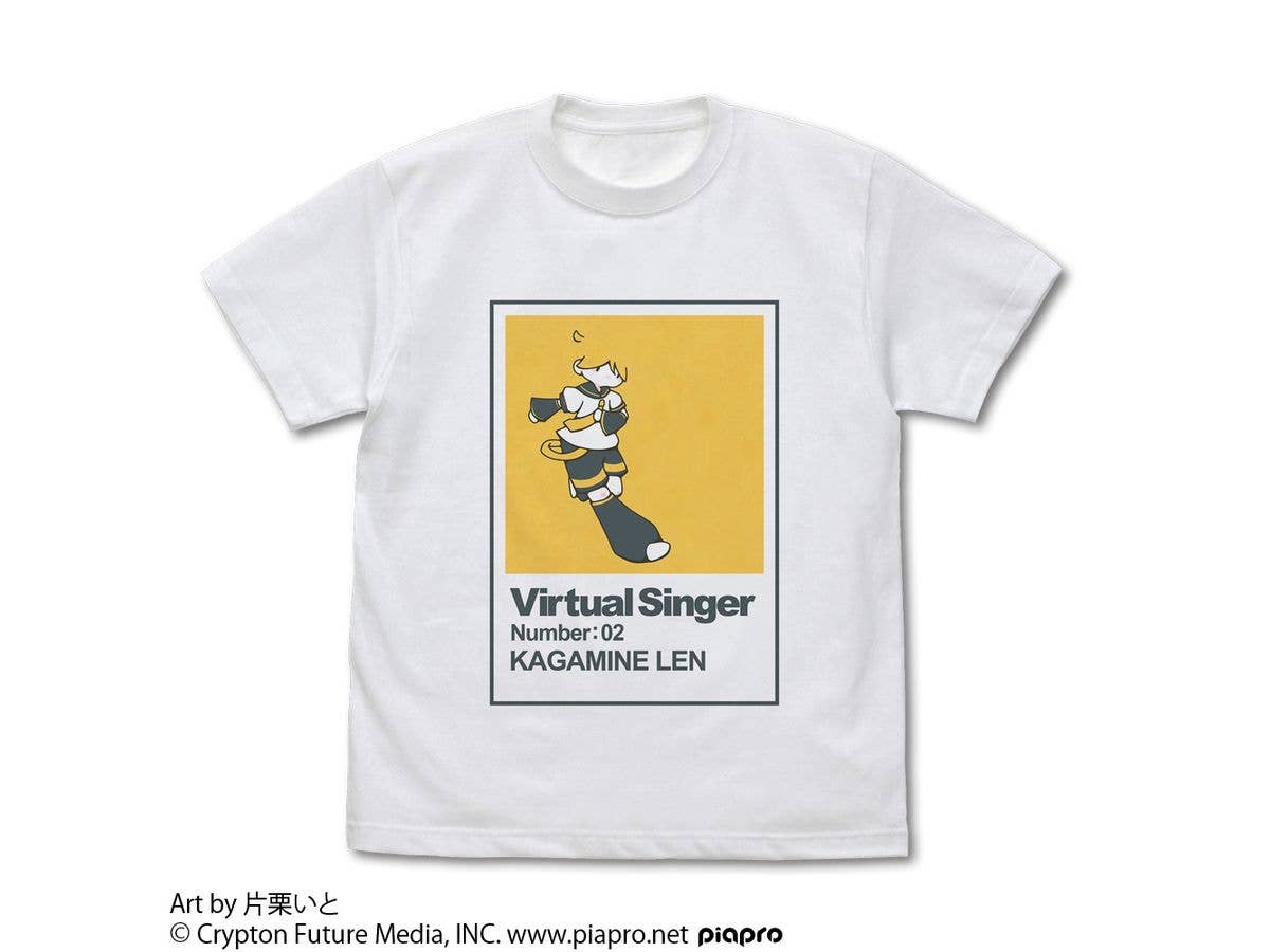 Kagamine Len T-Shirt Katakuri Ito Ver. / White-L
