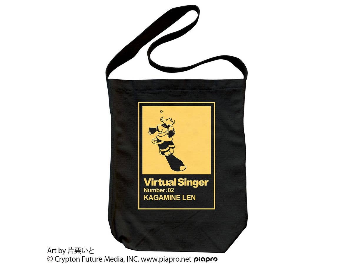 Kagamine Len Shoulder Tote Bag Katakuriito Ver. / Black