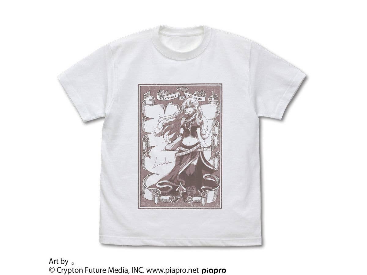 Megurine Luka T-Shirt Ver. / White-S