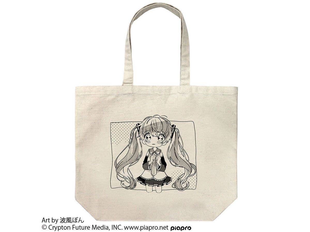 Hatsune Miku Large Tote Bag Namikazebon Ver. / Natural