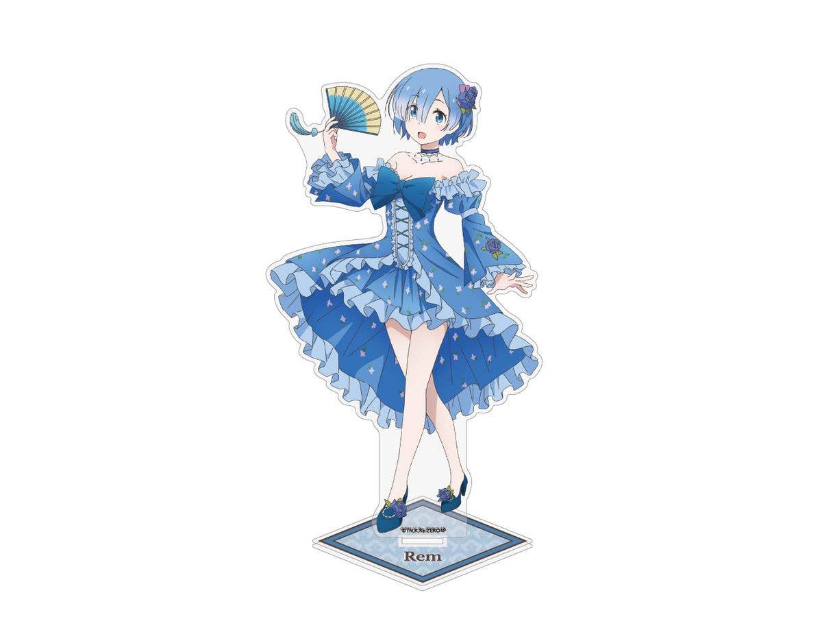 Re:Zero - Starting Life in Another World: Newly Illustrated Rem Acrylic Stand (Large) Party Dress Ver.