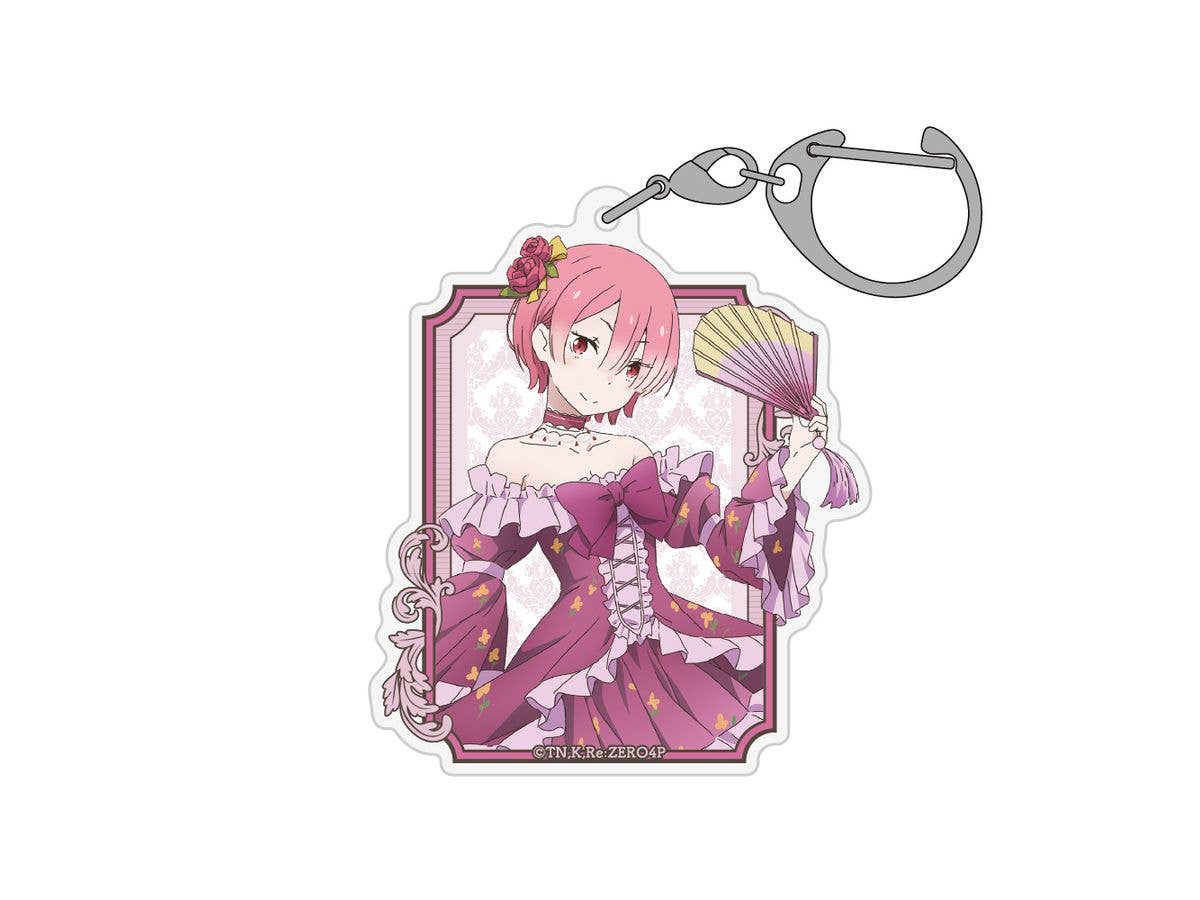 Re:Zero - Starting Life in Another World: Newly Illustrated Ram Acrylic Multi Keychain Party Dress Ver.