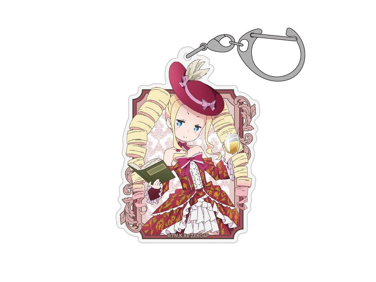 Re:Zero - Starting Life in Another World: Newly Illustrated Beatrice Acrylic Multi Keychain Party Dress Ver.