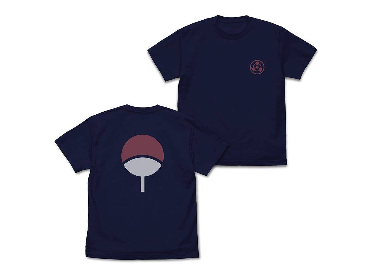 Naruto Shippuden: Uchiha Clan T-Shirt / Navy-XL