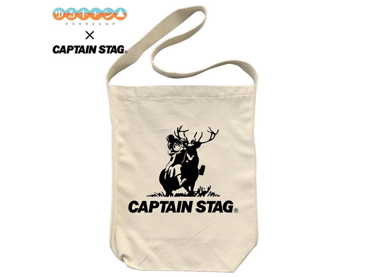 Yurucamp X Captain Stag: Shoulder Tote / Natural