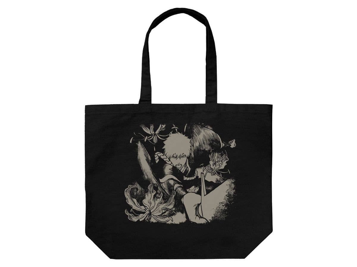 Bleach Thousand-Year Blood War Arc: Ichigo Kurosaki Large Tote Bag / Black