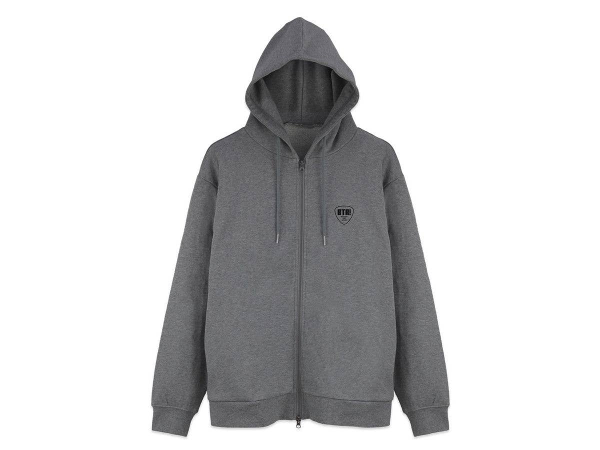 Anime Bocchi The Rock!: Ijichi Nika Zip Hoodie / Mix Gray-Xl
