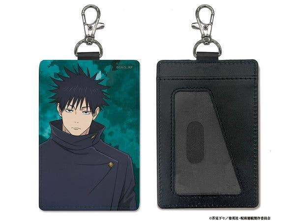 Jujutsu Kaisen: Death Reversal Megumi Fushiguro Pass Case (with carabiner clip)
