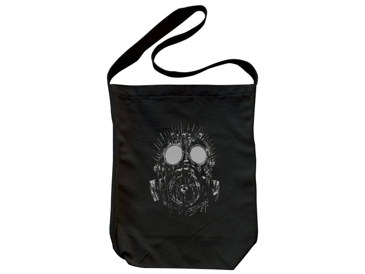 Dorohedoro (Original Version): Kaiman Mask Shoulder Tote Bag / Black