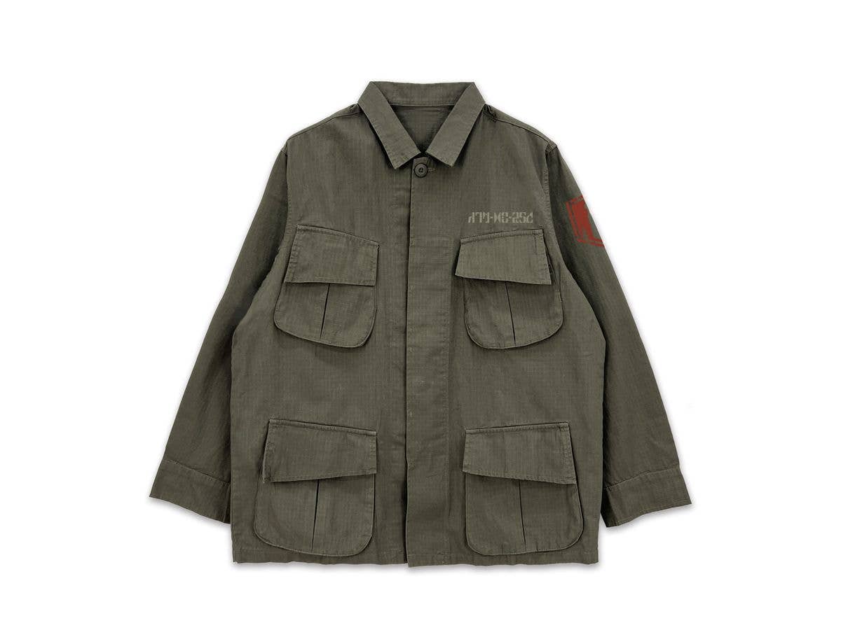 Armored Trooper Votoms: Red Shoulder Custom Fatigue Jacket / Moss-L