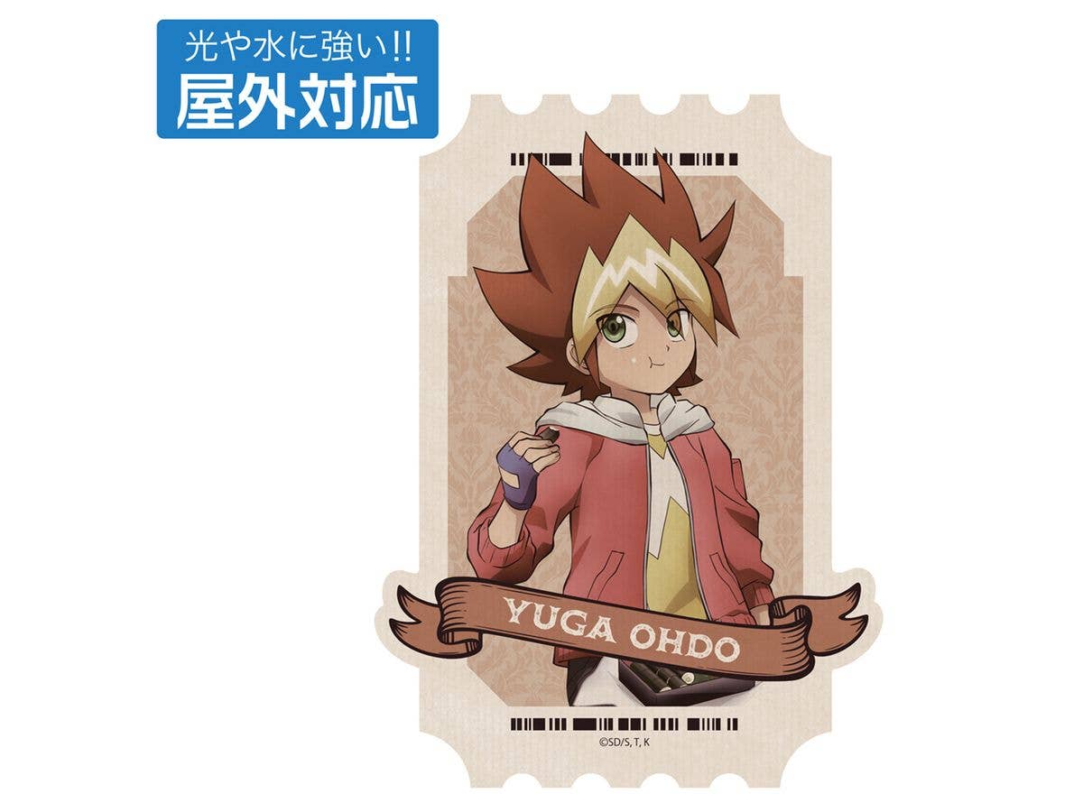 Yu-Gi-Oh! Sevens: Original Illustration Yuga Ohdo Outdoor Sticker - Off-Mode Duelist Ver.