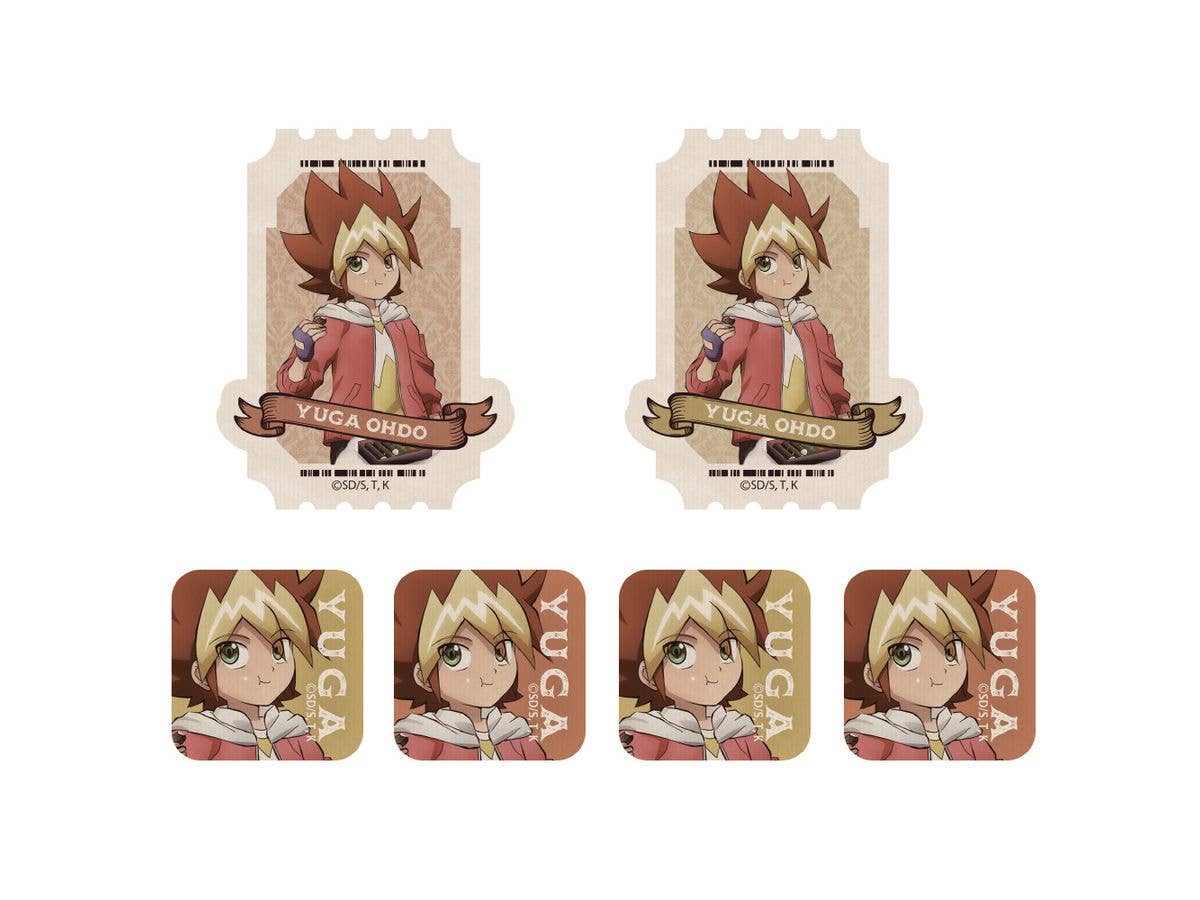 Yu-Gi-Oh! Sevens: Newly Illustrated Yuga Ohdo Mini Sticker Set - Off-Mode Duelist Ver.