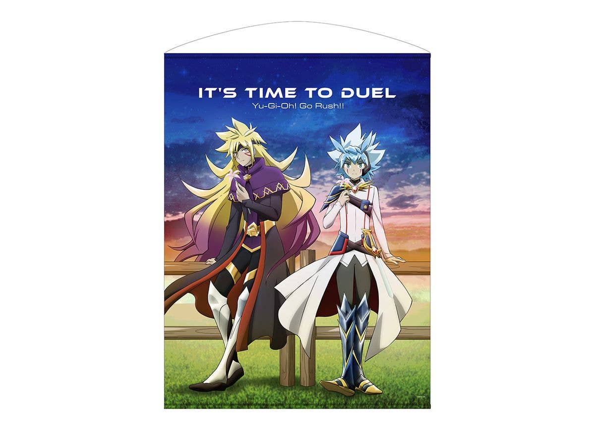 Yu-Gi-Oh! Go Rush!!: Newly Illustrated Yuudias & Zweejou 100Cm Tapestry - Off-Mode Duelist Ver.