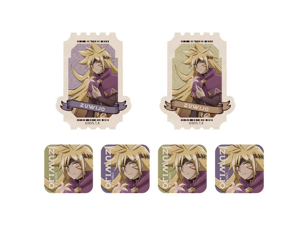 Yu-Gi-Oh! Go Rush!!: Newly Illustrated Zweejou Mini Sticker Set - Off-Mode Duelist Ver.