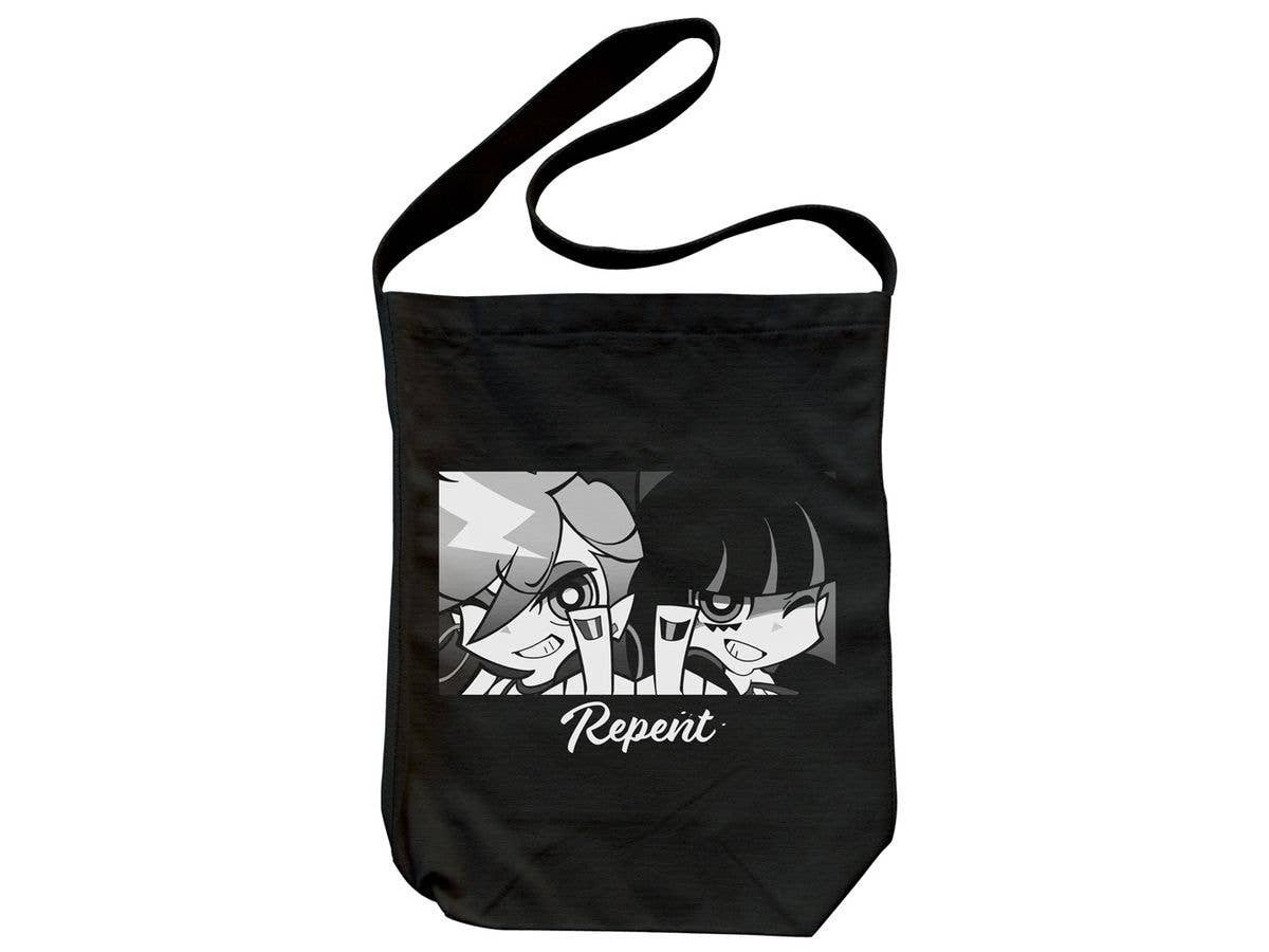 New Panty & Stocking With Garterbelt: Panty & Stocking Shoulder Tote / Black