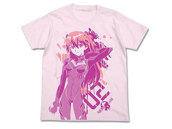 EVANGELION: Asuka Graphic T-Shirt / LIGHT PINK-S