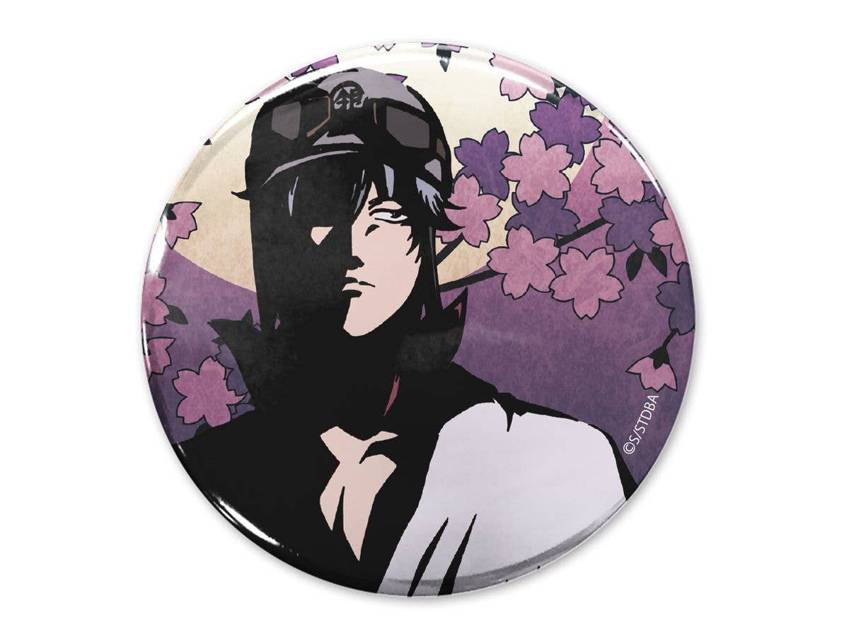 Gintama: Gintoki Night Cherry Blossom 65mm Can Badge