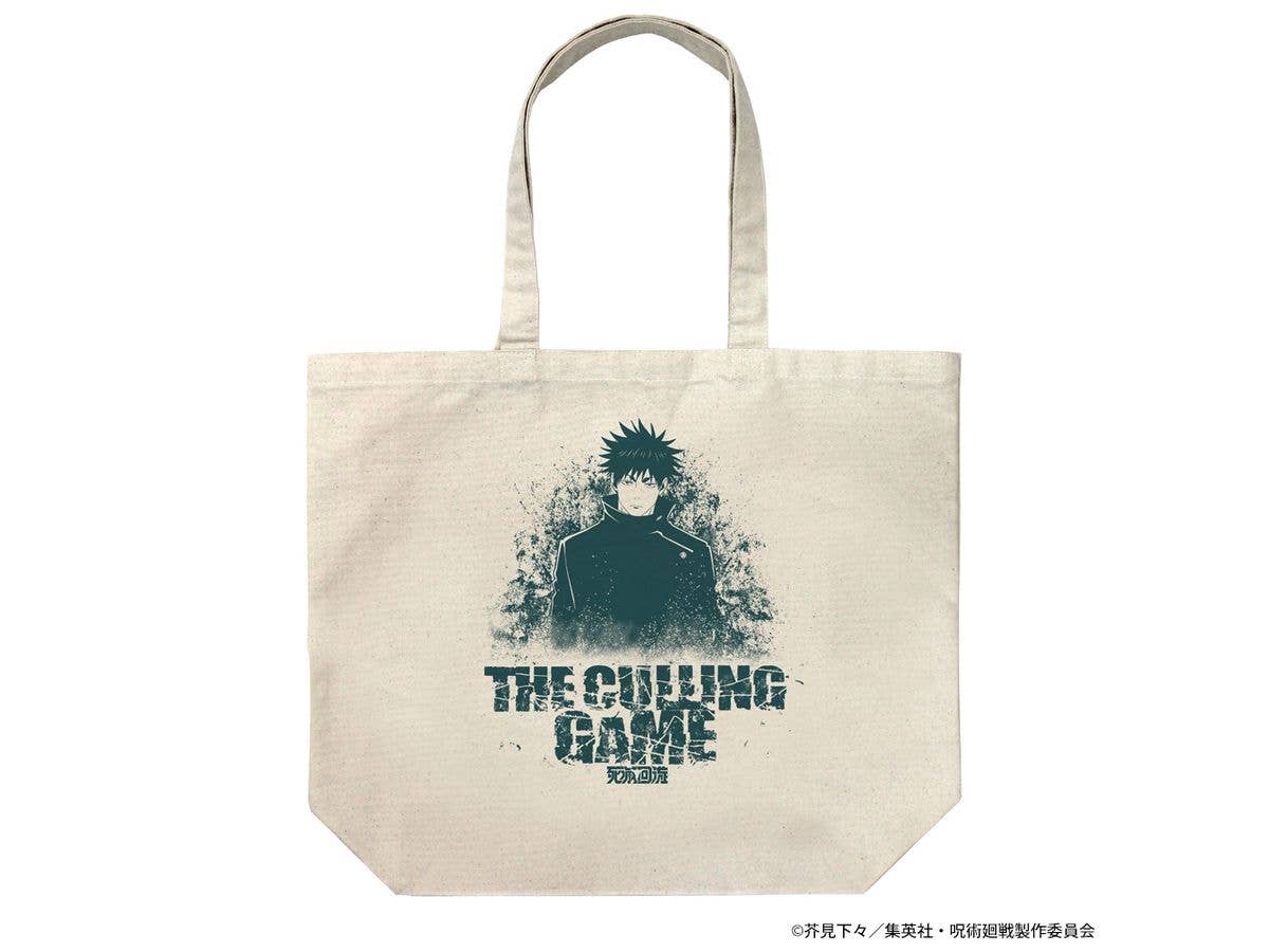 Jujutsu Kaisen: Death and Annihilation Megumi Fushiguro Large Tote Bag / NATURAL