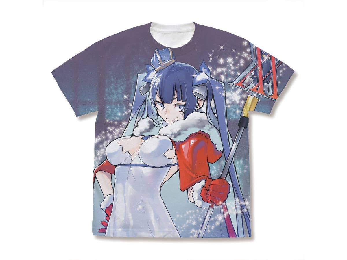 Is It Wrong to Try to Pick Up Girls in a Dungeon?: Newly Illustrated Hestia Full Graphic T-Shirt 20th Anniversary Ver. / WHITE-S