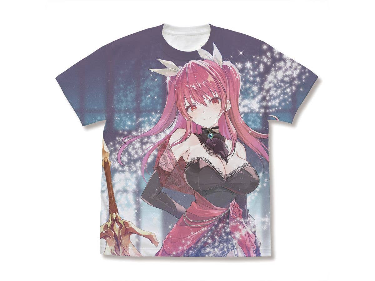 Chivalry of a Failed Knight: Original Illustration Stella Vermillion Full Graphic T-Shirt 20th Anniversary Ver. / WHITE-XL