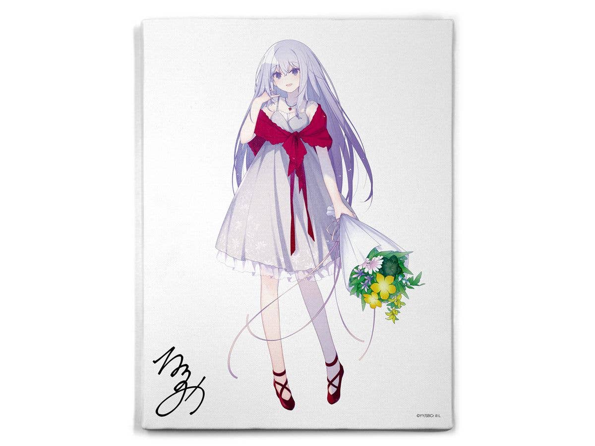 My Girlfriend and Childhood Friend Are in a Fierce Love Triangle: Newly Illustrated Masuzu Natsukawa F6 Canvas Art 20th Anniversary Ver.