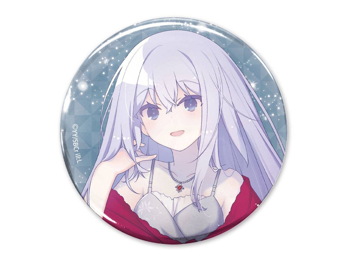 My Girlfriend and Childhood Friend Are in a Fierce Love Triangle: Newly Illustrated Masuzu Natsukawa 65mm Can Badge 20th Anniversary Ver.