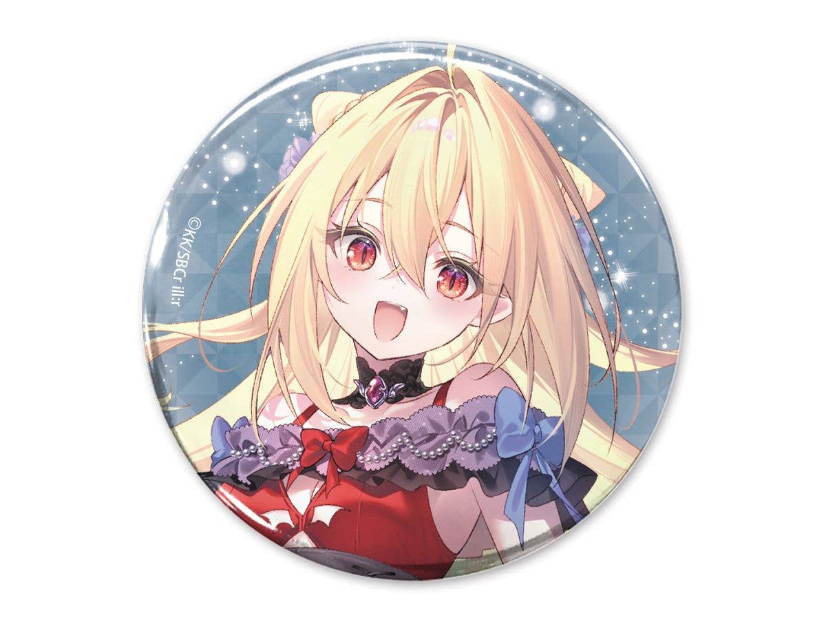 The Melancholy of the Reclusive Vampire Princess: Newly Illustrated Terakomari Gandesblood 65mm Can Badge 20th Anniversary Ver.