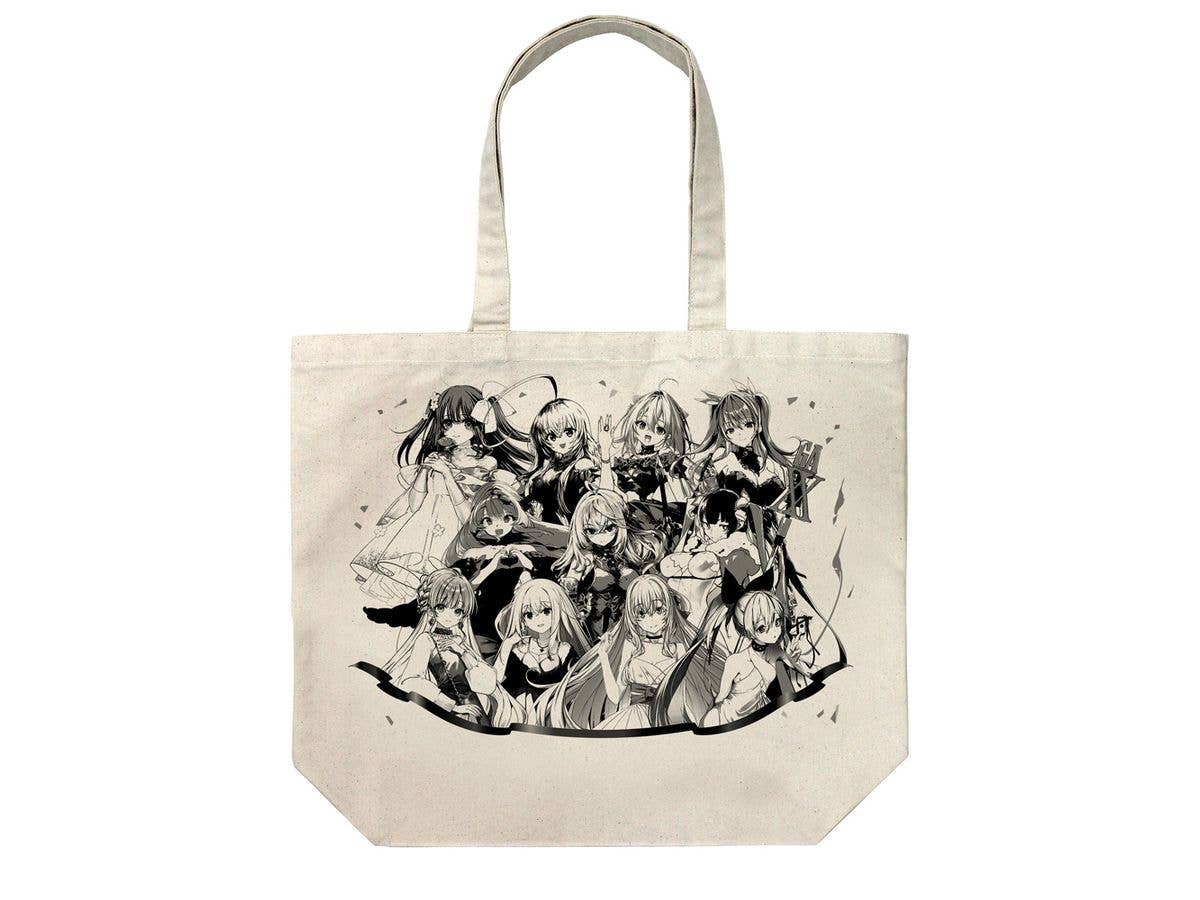 GA 20TH ANNIVERSARY: Newly Illustrated GA Bunko Heroine Large Tote Bag 20th Anniversary Ver. / NATURAL