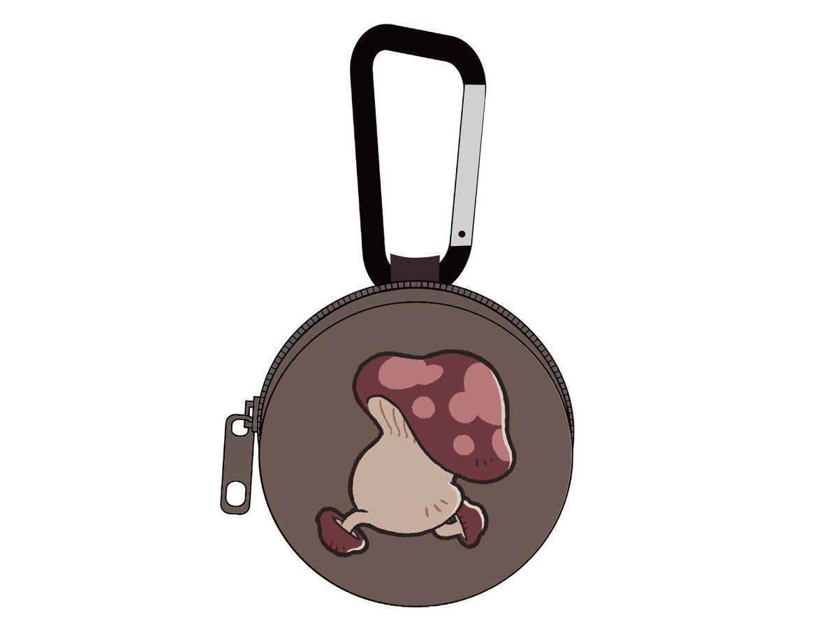Dungeon Meal: Walking Mushroom Mini Pouch with Carabiner
