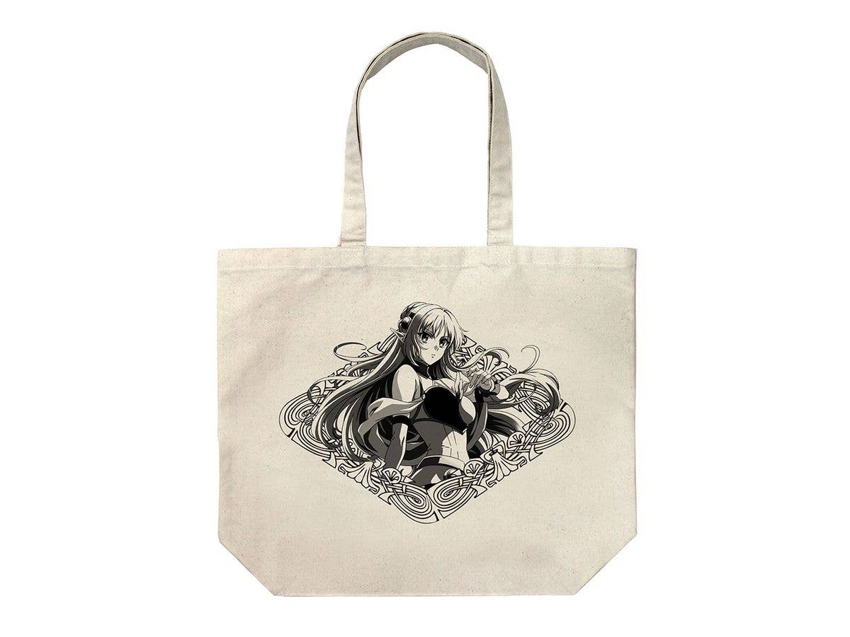 TV Anime: My Status as an Assassin is Clearly Stronger than the Hero's: Amelia Rose Quartz Large Tote Bag / NATURAL