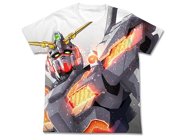 Mobile Suit Gundam Uc (Unicorn): Unicorn Gundam Full Graphic T-Shirt / White-Xl