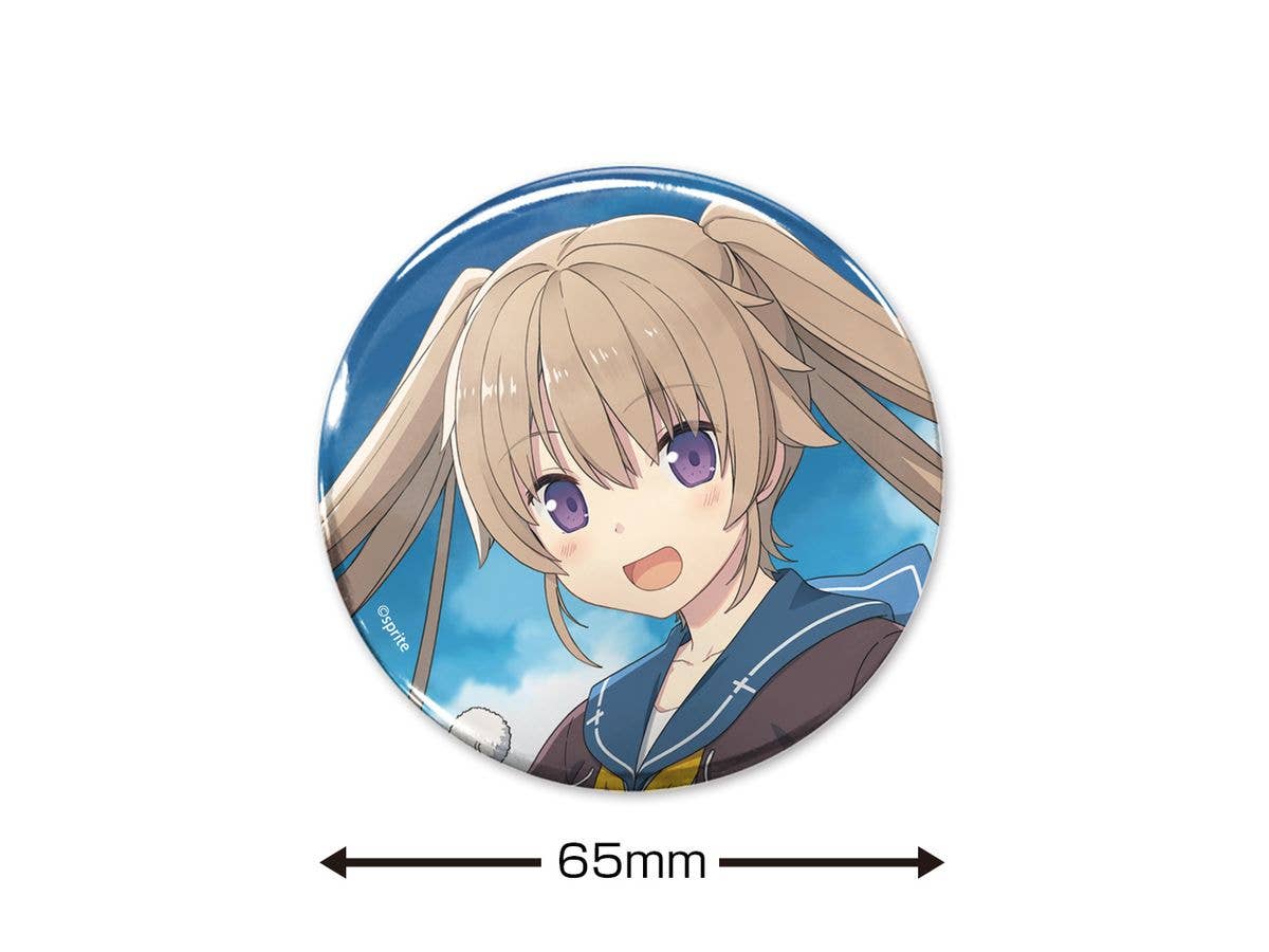 Aokana: Four Rhythm Across The Blue: Arisaka Mashiro 65Mm Can Badge Beyond The Sky Ver.