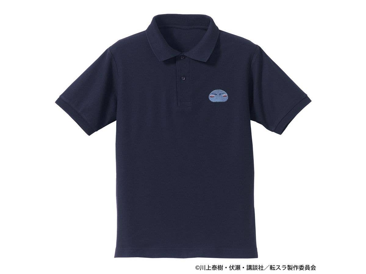 That Time I Got Reincarnated As A Slime: Rimuru-Sama One-Point Embroidery Polo Shirt / Navy-L
