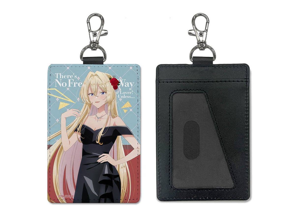 There's No Freaking Way I'Ll Be Your Lover! Unless...: Newly Illustrated Mai Ouzuka Pass Case (With Carabiner) Party Dress Ver.