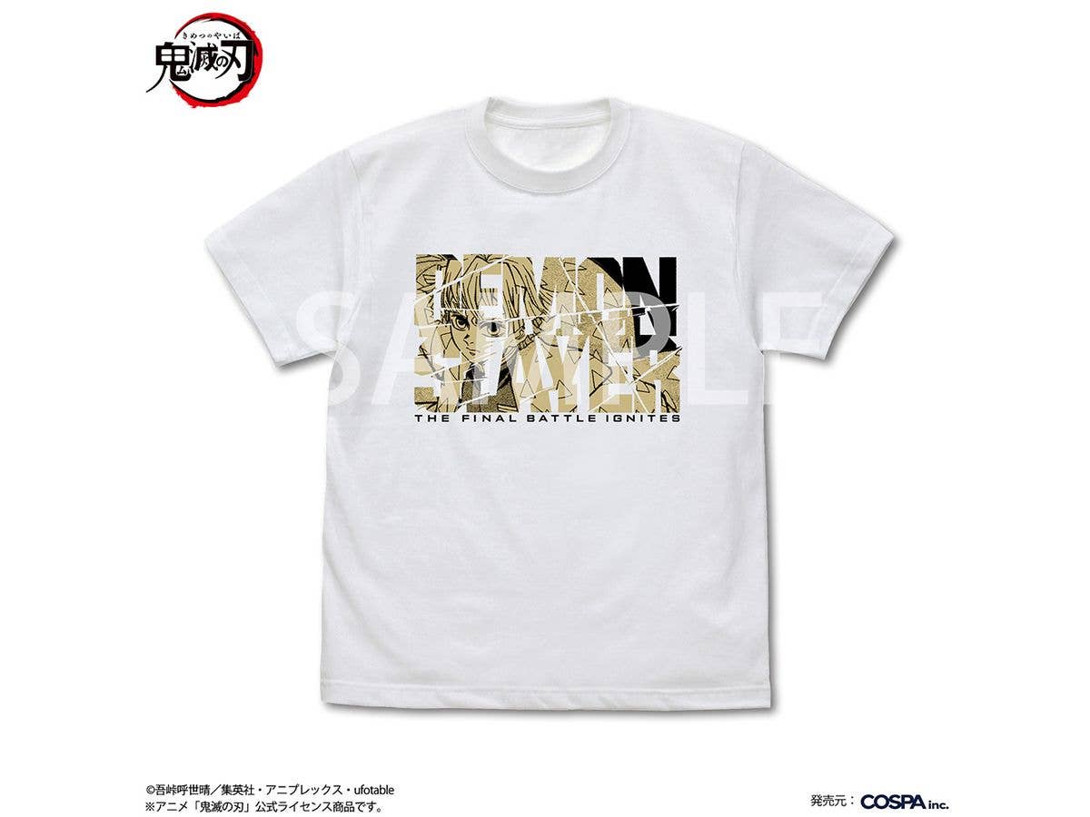 Demon Slayer: Kimetsu no Yaiba (Anime): Zenitsu Agatsuma T-Shirt / WHITE-M