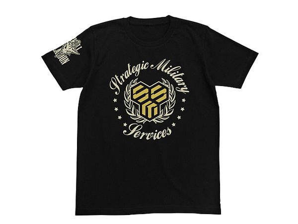 Macross F: S.M.S Skull Platoon T-Shirt/Black-Xl