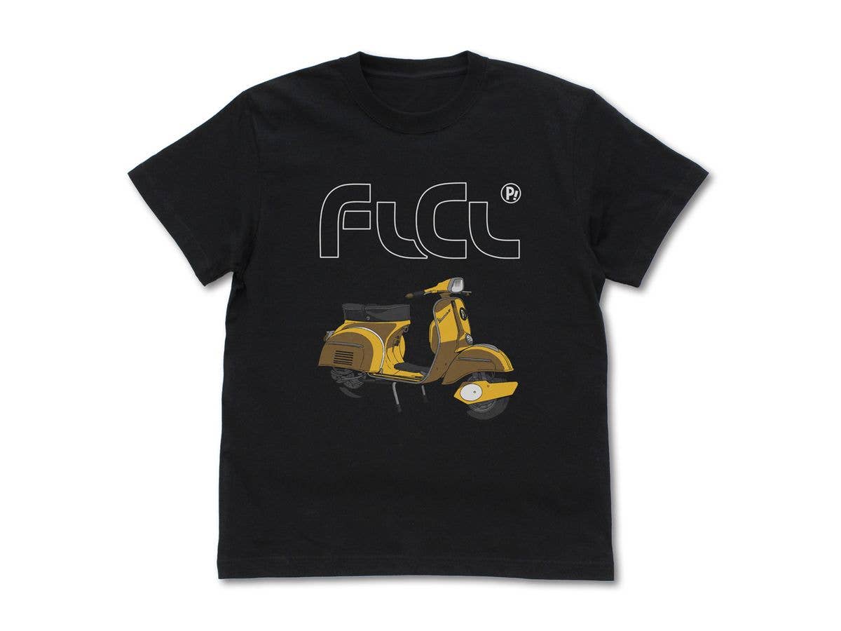 FLCL: Haruko's Vespa T-Shirt Ver2.0 / BLACK-XL