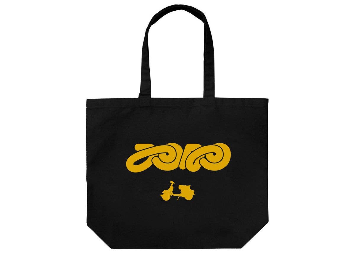 FLCL: FLCL Large Tote Bag / BLACK