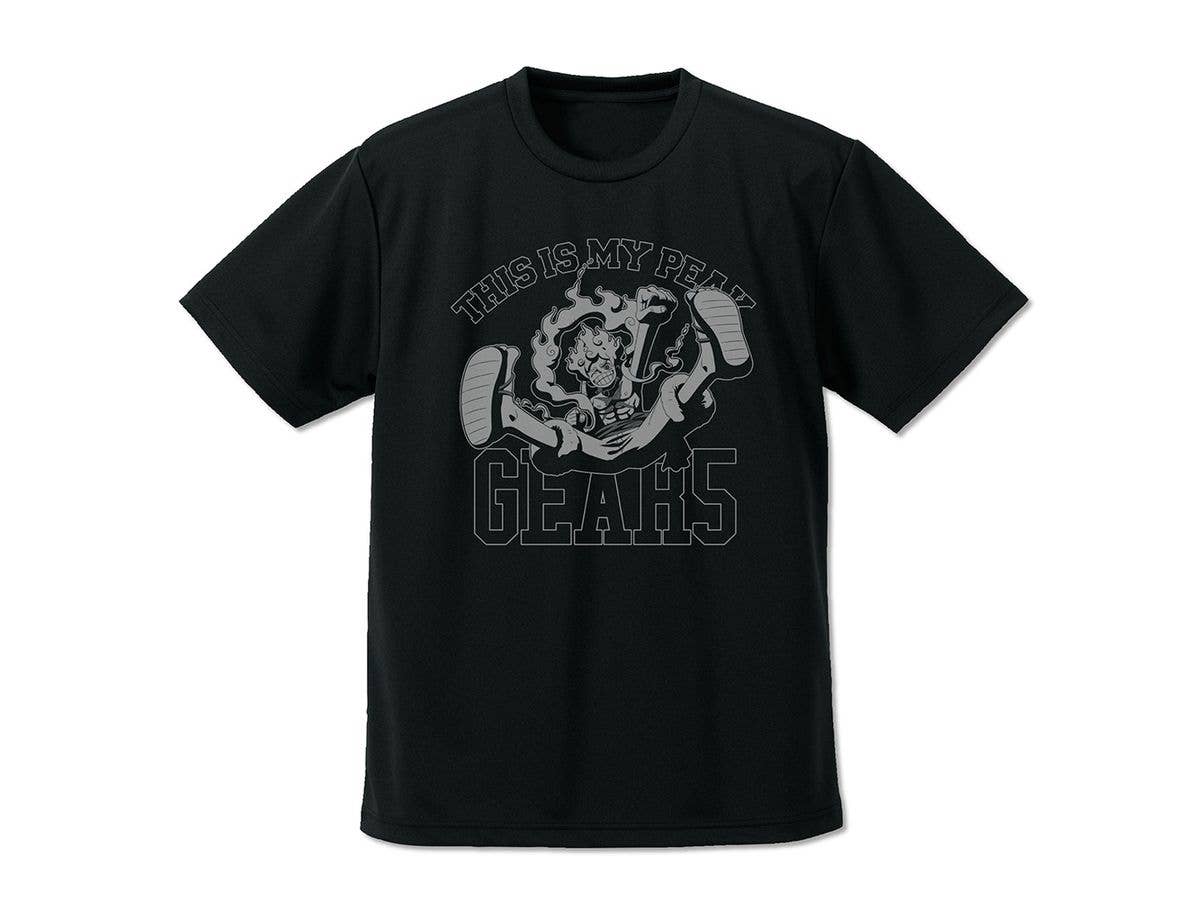 One Piece: Luffy Gear 5 Dry T-Shirt / BLACK-M