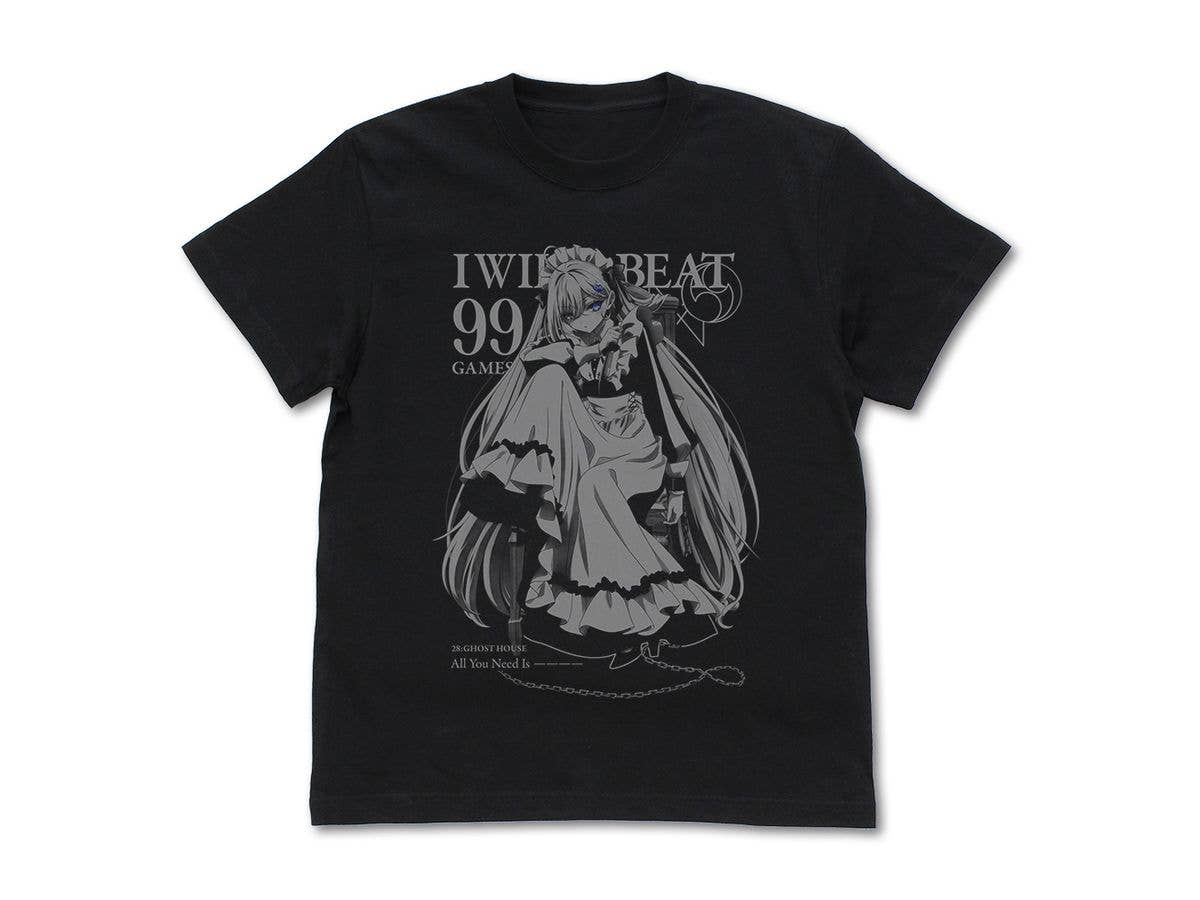 Playing Death Games to Put Food on the Table: Ghost House T-shirt / BLACK-XL