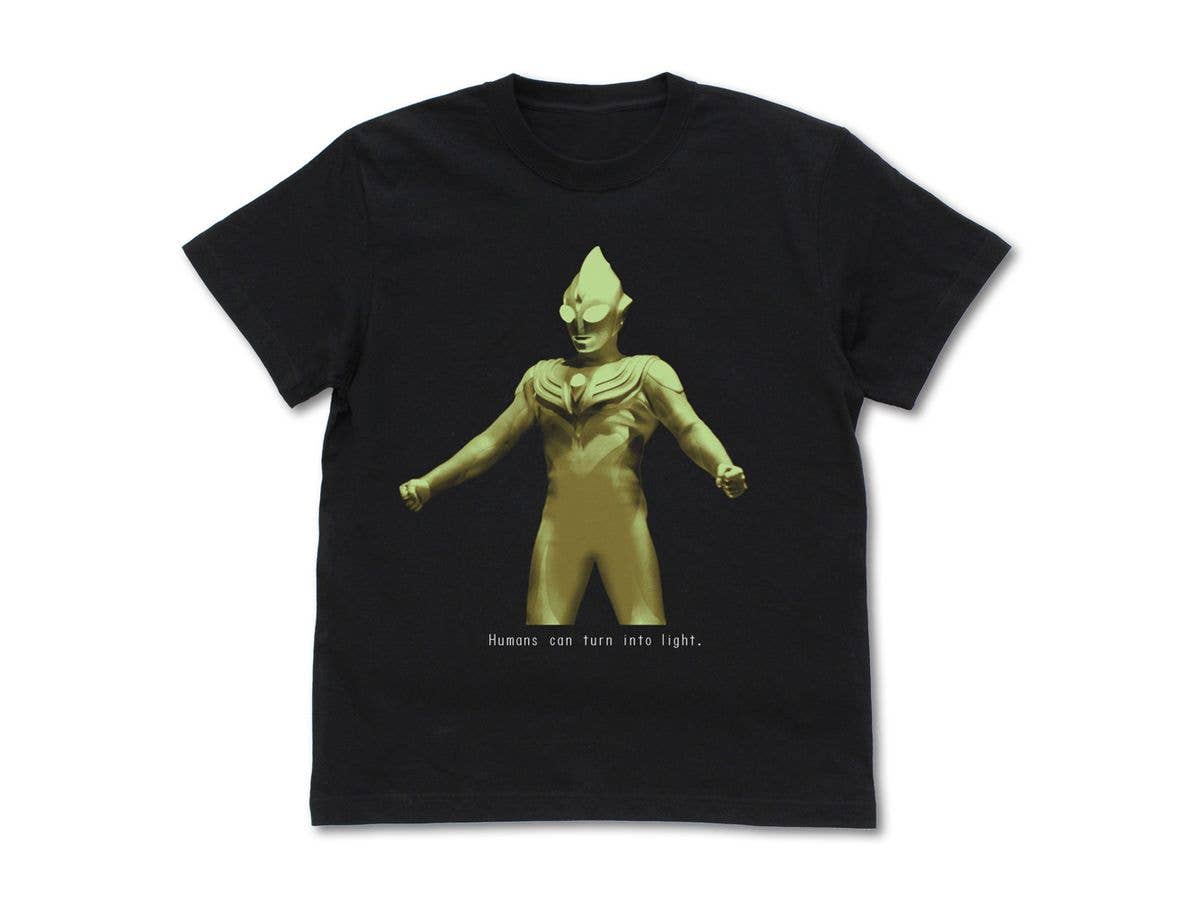 Ultraman Tiga: Glitter Tiga Glow-in-the-Dark T-Shirt / BLACK-M