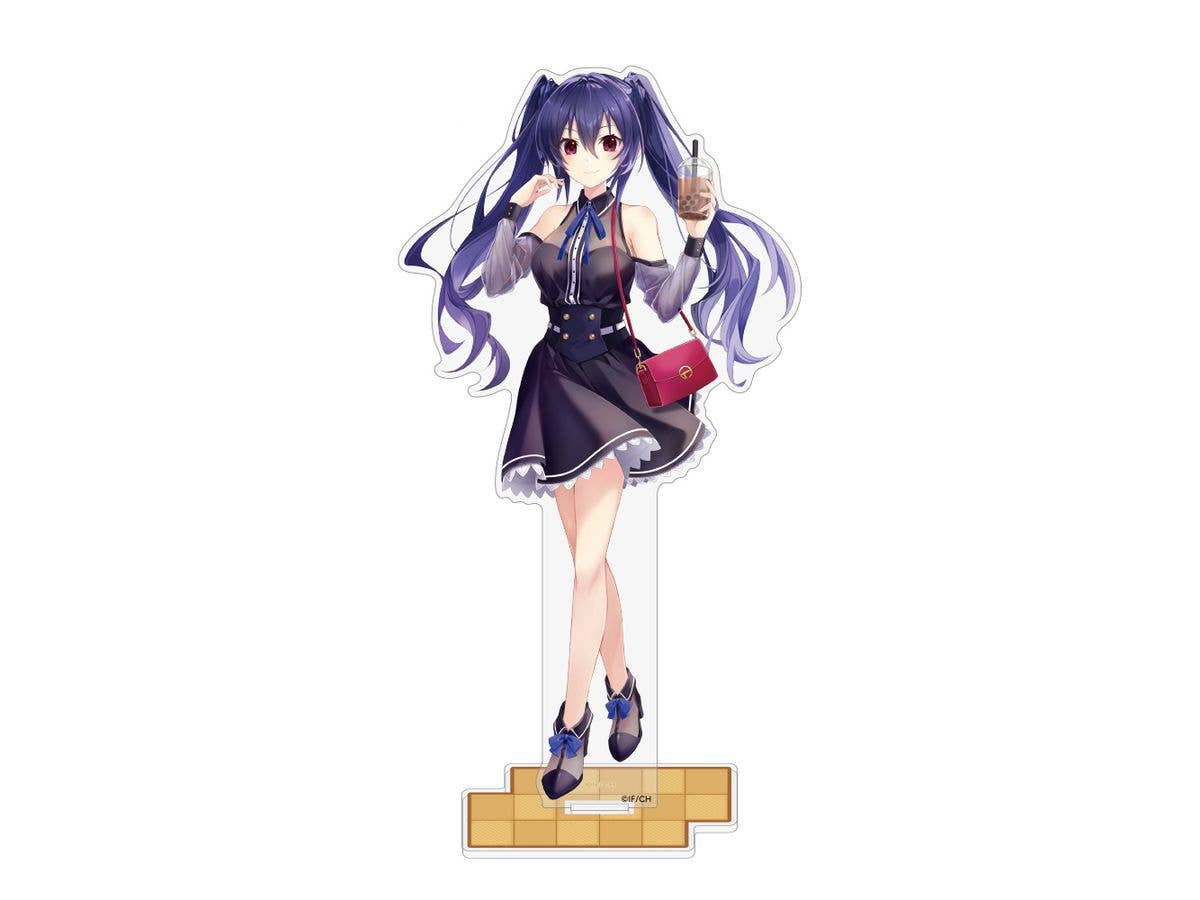 Hyperdimension Neptunia: Newly Illustrated Noire Acrylic Stand (Large) Sweet Time Ver.