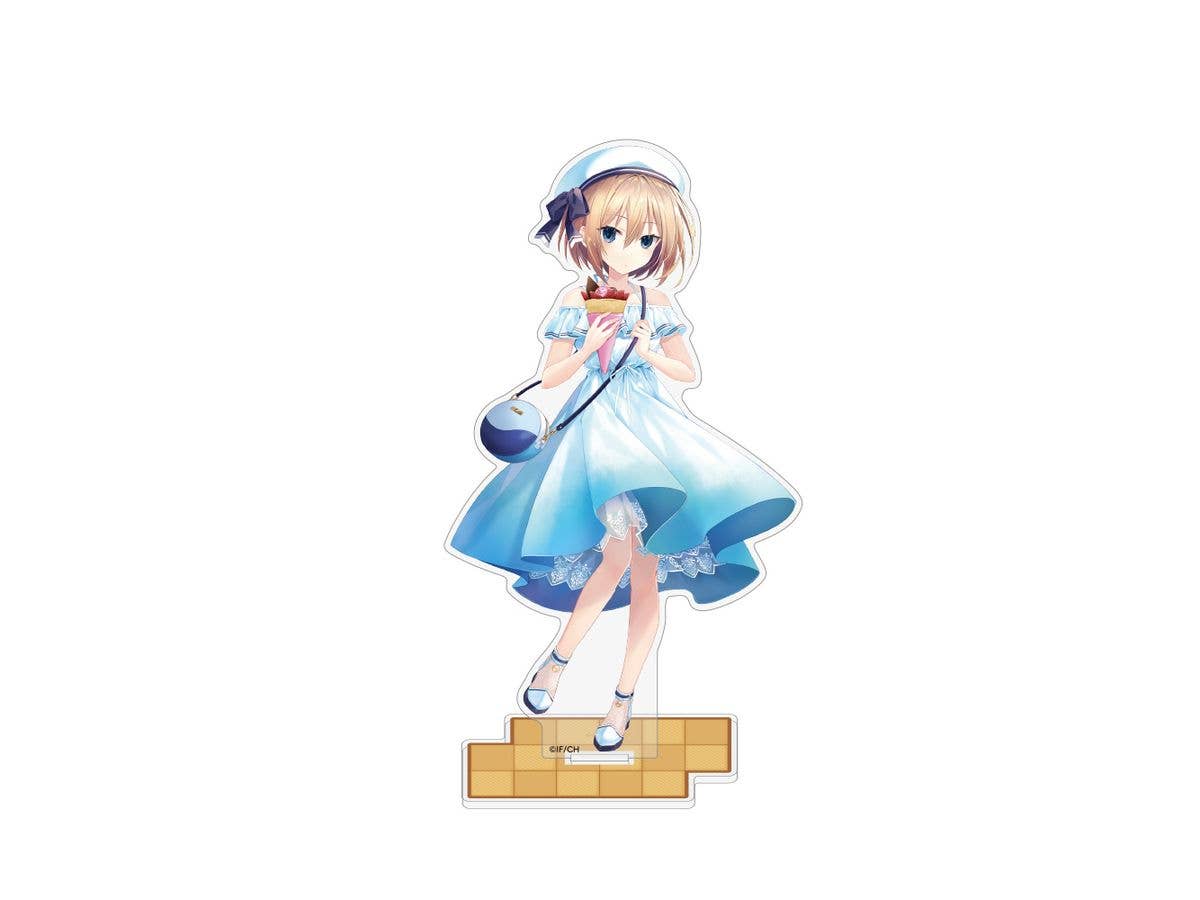 Hyperdimension Neptunia: Newly Illustrated Blanc Acrylic Stand (Large) Sweets Time Ver.